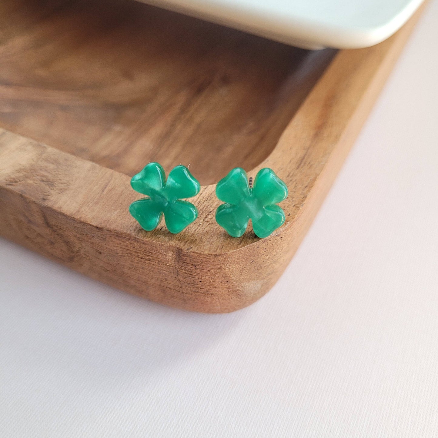 Shamrock Studs / St Patrick's Day Earrings