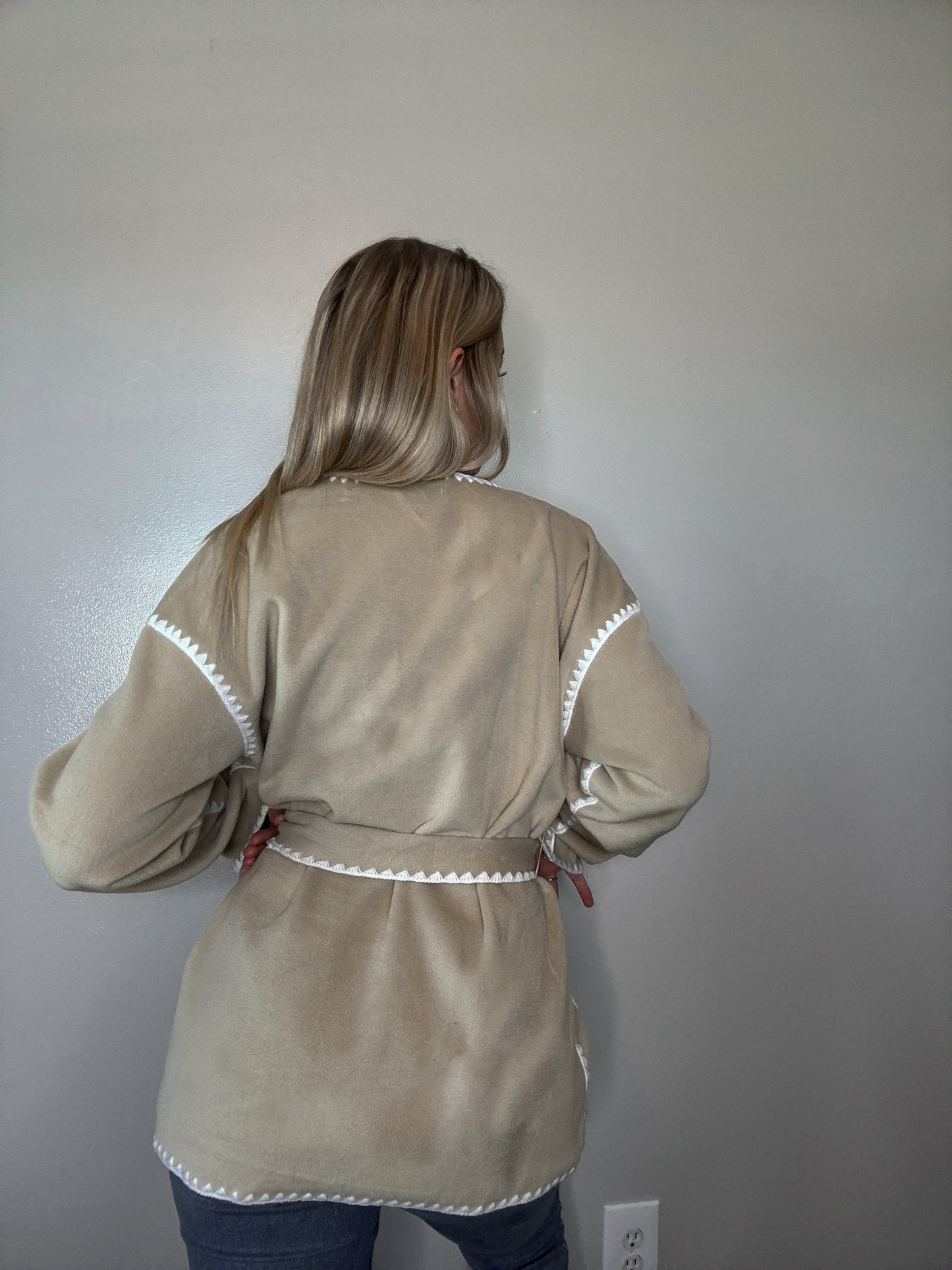 Gingerbread Belted Jacket