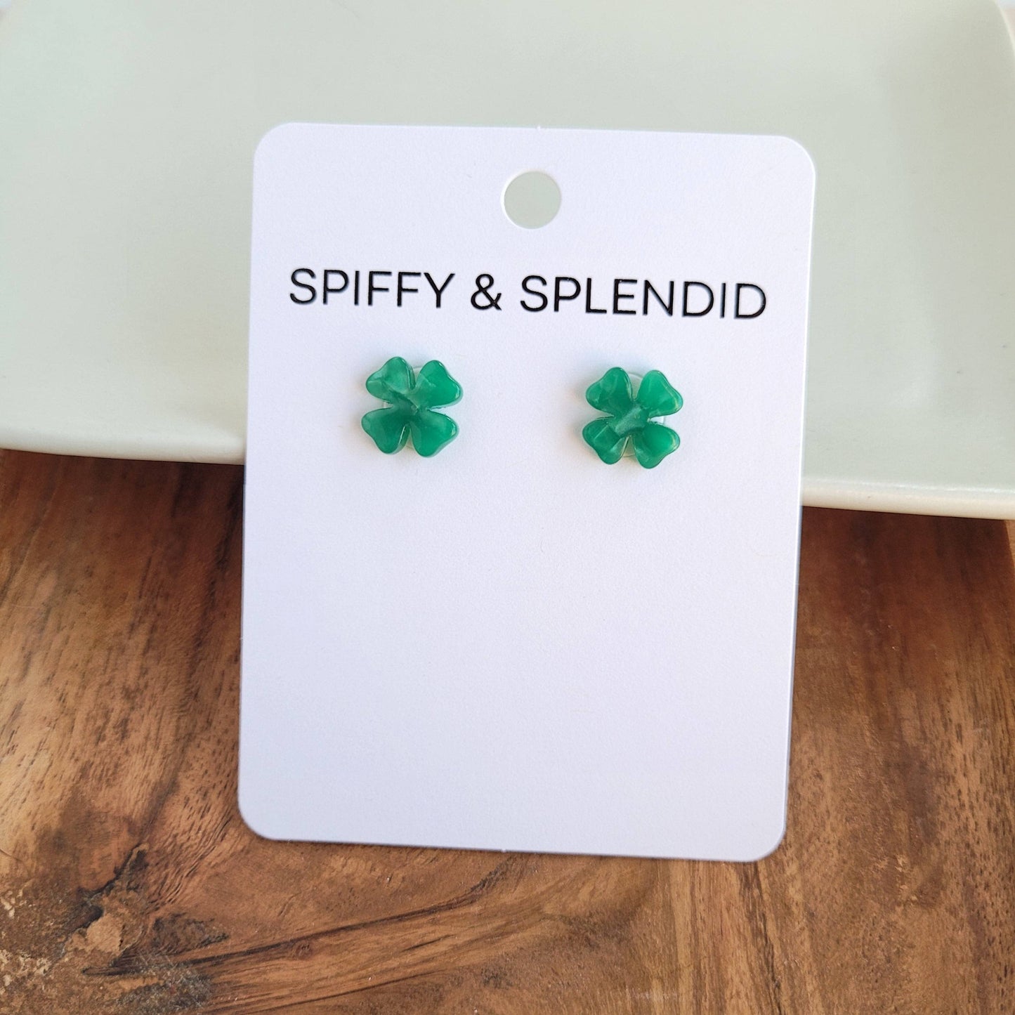 Shamrock Studs / St Patrick's Day Earrings