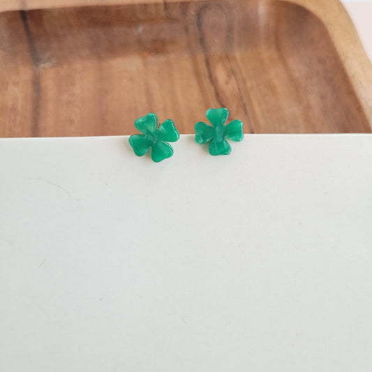 Shamrock Studs / St Patrick's Day Earrings